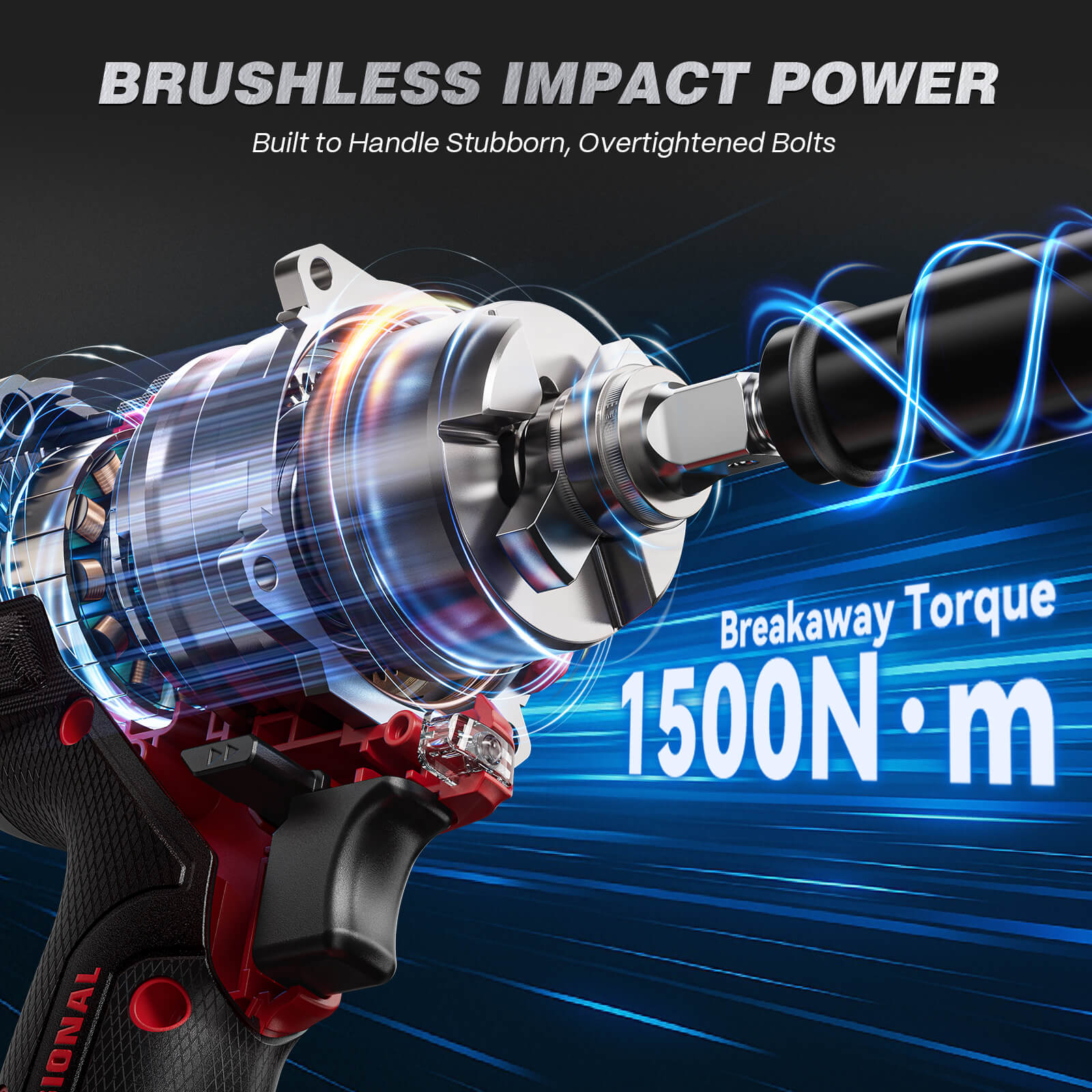 Arccaptain 20V Cordless Brushless Impact Wrench AR-IW100