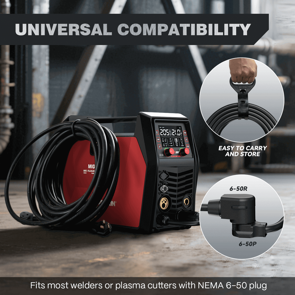 30 Amps 220V Welder Extension Cord for Welding Machines