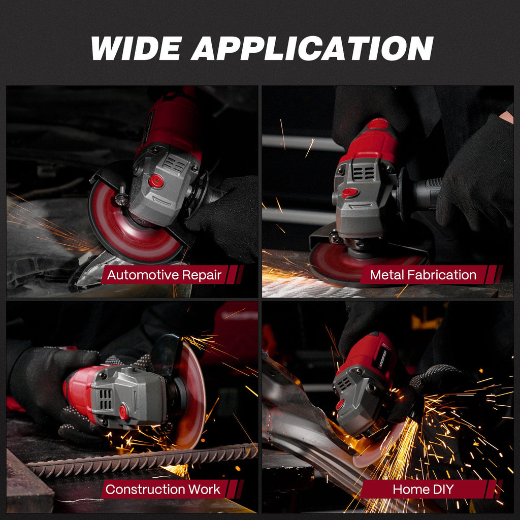 20V Brushless Cordless Angle Grinder AC-AG95, 3-Speed Grinder Kit