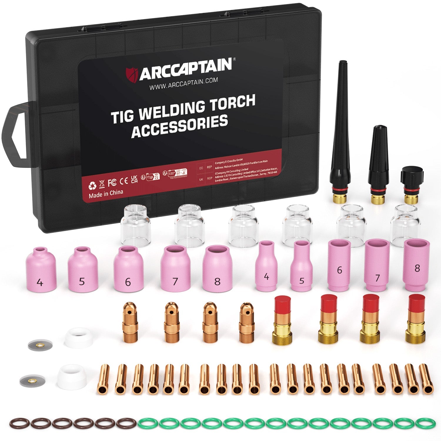 Arccaptain TIG Welding Torch Parts For TIG200/TIG200P