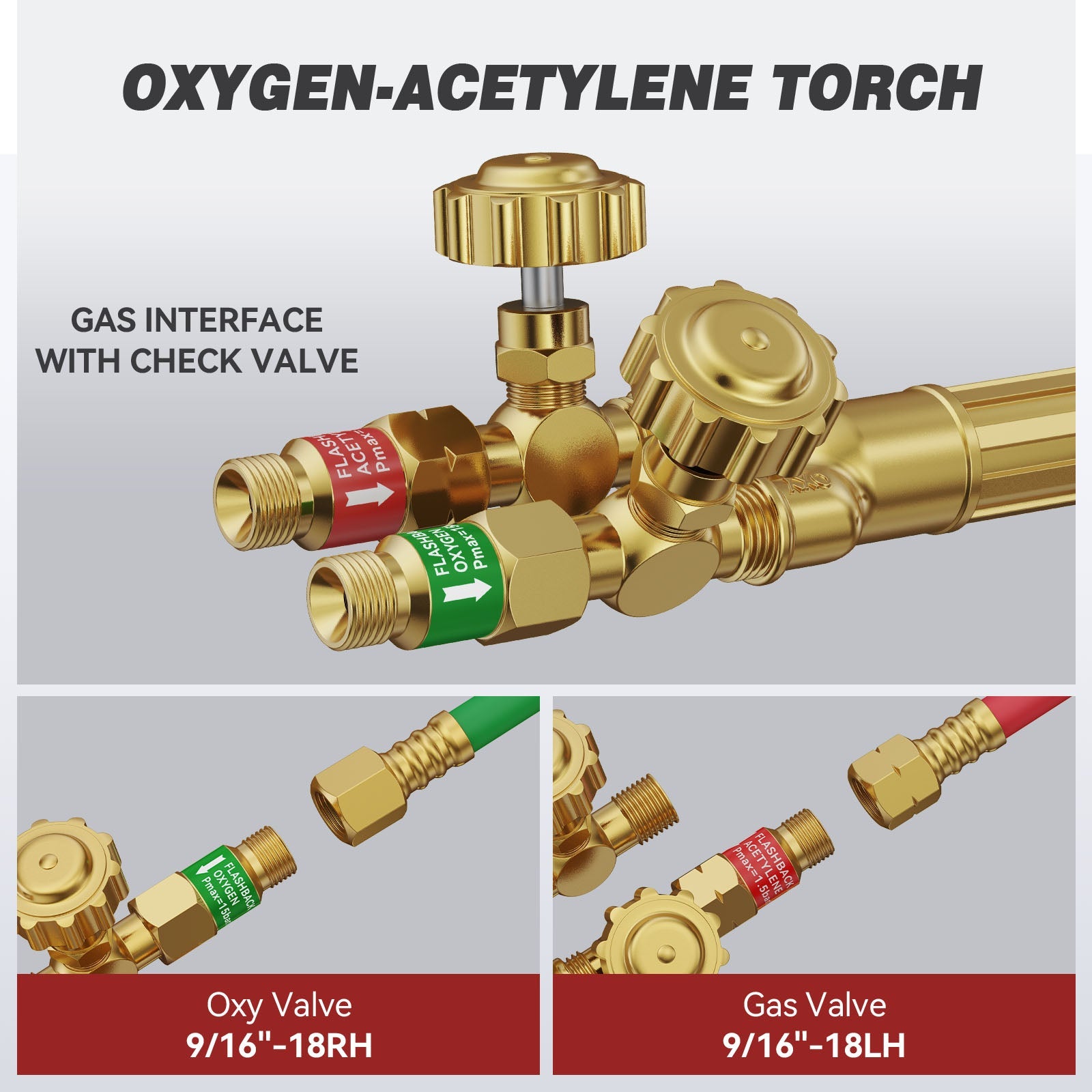 Arccaptain Oxy Acetylene Cutting Torch AR-CT120