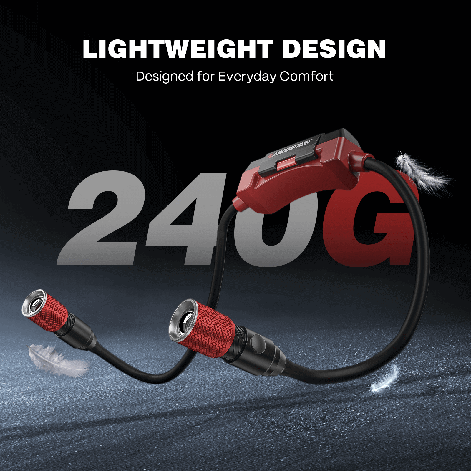 Arccaptain 500lm Rechargeable Neck Light for Welding Work