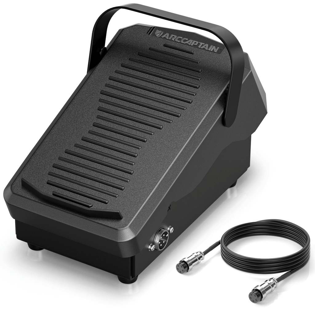 5-Pin Remote Amp Control with Strap Foot Pedal for TIG Welder