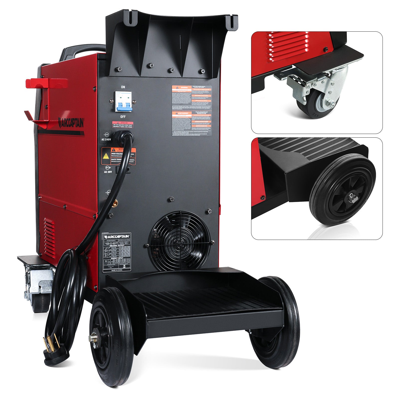 Arccaptain AIM-Forge 250A Industrial Heavy-Duty MIG Welder