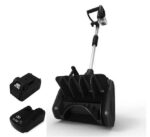 Restored Snow Joe 24V-SS13.5-XR-BLK | Cordless Battery Snow Shovel Kit | 13.5 Inch | 24-Volt | W/ 5.0-Ah Battery & Charger | Directional Control (Refurbished)
