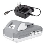 Restored Snow Joe + Sun Joe 2.0Ah Battery & Charger | CERTIFIED AUTHENTIC iON+ 24VBAT-LTE & Charger Combo Pack | EcoSharp LITE Lithium-Ion Battery | 24 Volt | 2.0 Ah (Refurbished)