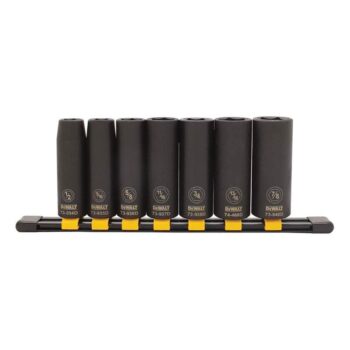 IMPACT SOCKETS SAE DEEP 7PC
