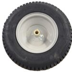 Deli Turf Tire, 4 Ply Rating, Tubeless, Lawn and Garden Tire (16x6.50-8) on Rim